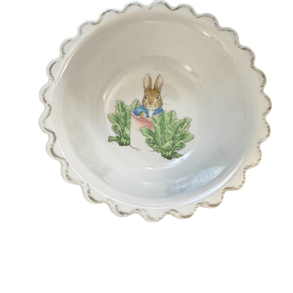 pottery barn kids peter rabbit bowls melamine set of 4 easter cabbage patch - Picture 3 of 8